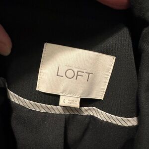 Loft Black Blazer size 8